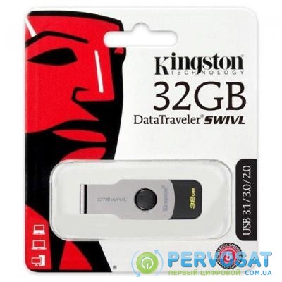USB флеш накопитель Kingston 32GB DT SWIVL Metal USB 3.0 (DTSWIVL/32GB)