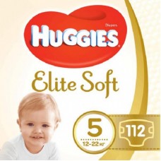 Підгузок Huggies Elite Soft 5 (12-22 кг) 112 шт (5029054566237) Підгузок Huggies Elite Soft 5 (12-22 кг) 112 шт (5029054566237)