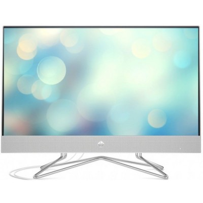 Персональний комп'ютер-моноблок HP All-in-One 23.8FHD/Intel i3-10100T/4/1000/int/kbm/DOS/White