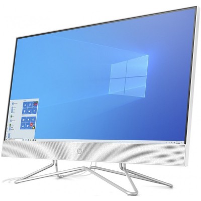 Персональний комп'ютер-моноблок HP All-in-One 23.8FHD/Intel i3-10100T/4/1000/int/kbm/DOS/White