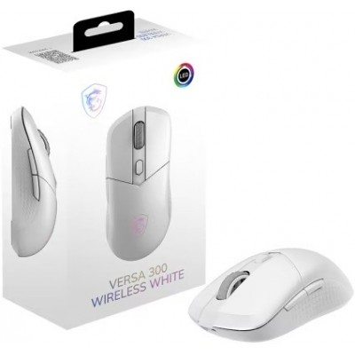 Миша MSI VERSA 300 W WHITE, WIRELESS, RGB, WL, білий Миша MSI VERSA 300 W WHITE, WIRELESS, RGB, WL, білий