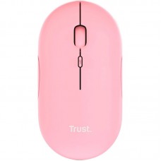 Миша Trust Puck Rechargeable, Ultra-Thin, BT/WL, Silent, рожевий Миша Trust Puck Rechargeable, Ultra-Thin, BT/WL, Silent, рожевий