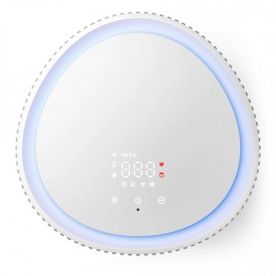 Очисник повітря Philips Series 3200, 135м2, 520м3/год, HEPA +вугільний фільтр, Wi-Fi, 5 режими, сріблясто-білий