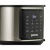 Мультиварка-скороварка Gorenje, 1000Вт, чаша-6л, електронне керув., 8 програм, метал/пластик, чорний-нерж