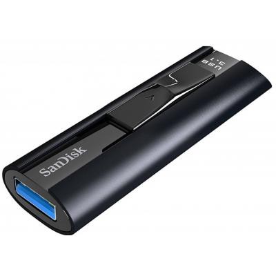 USB флеш накопичувач SANDISK 256GB Extreme Pro Black USB 3.1 (SDCZ880-256G-G46)