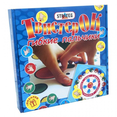 Настольная игра Strateg Twister Ok Гибкие пальчики (730)