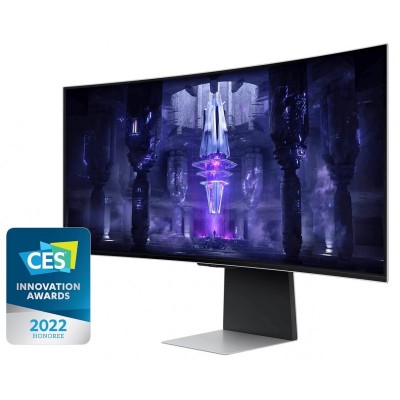Монітор Samsung 34" Odyssey OLED G8 G85SB mHDMI, mDP, USB-C, VA, 3440x1440, 21:9, 175Hz, 0.03ms, CURVED