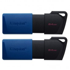 Накопичувач Kingston   64GBx2 USB 3.2 Type-A Gen1 DT Exodia Black Blue