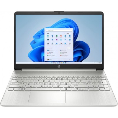 Ноутбук HP 15s-fq5040ua 15.6" FHD IPS AG, Intel i3-1215U, 8GB, F512GB, UMA, Win11, сріблястий