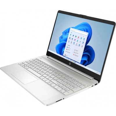 Ноутбук HP 15s-fq5040ua 15.6" FHD IPS AG, Intel i3-1215U, 8GB, F512GB, UMA, Win11, сріблястий