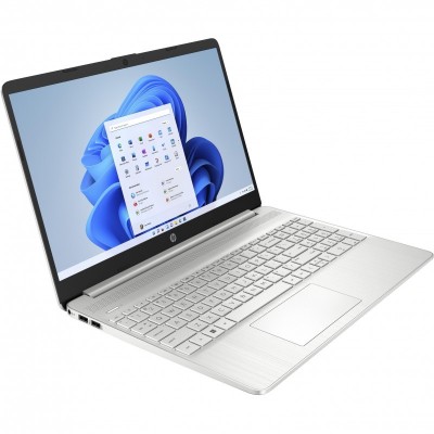 Ноутбук HP 15s-fq5040ua 15.6" FHD IPS AG, Intel i3-1215U, 8GB, F512GB, UMA, Win11, сріблястий