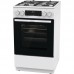 Плита Gorenje комбінована, 70л, 50x60см, дисплей, IconLed, чавун, білий