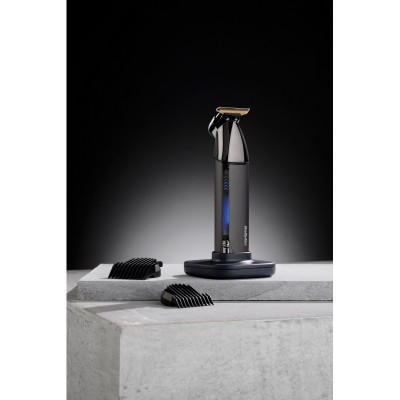 Тример Babyliss Super-X Metal Black Edition, для вусів та бороди, акум., насадок-2, кейс, підставка, сталь, чорно-сірий Тример Babyliss Super-X Metal Black Edition, для вусів та бороди, акум., насадок-2, кейс, підставка, сталь, чорно-сірий