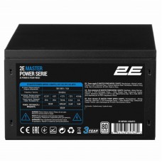 Блок живлення 2E Master Power  (850W), >80%, 80+ White, 120мм, 1xMB 24pin(20+4), 1xCPU 8pin(4+4), 3xMolex, 5xSATA, 4xPCIe 8pin(6+2)