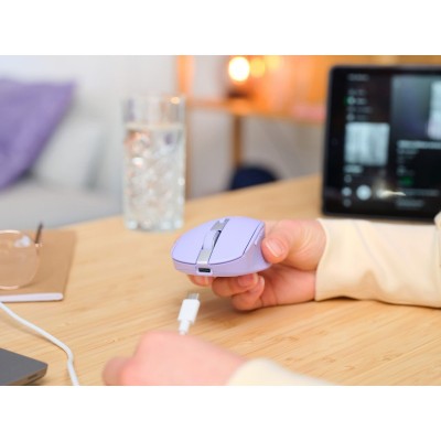 Миша Trust Ozaa Compact Multi-Device, WL/BT, фіолетовий