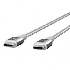 Дата кабель USB 3.1 Type-C to Type-C 1.2m MIXIT DuraTek silver Belkin (F2CU050bt04-SLV)