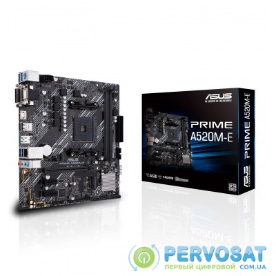 ASUS PRIME_A520M-E sAM4 A520 2xDDR4 HDMI-DVI-VGA mATX