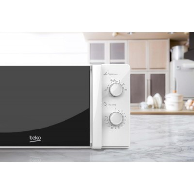 Мікрохвильова піч Beko, 20л, мех.керув., 700Вт, білий