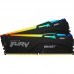 Пам'ять ПК Kingston DDR5 64GB KIT (32GBx2) 6400 FURY Beast RGB XMP