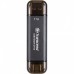 Портативний SSD Transcend 1TB USB 3.1 Gen 2 Type-A + Type-C ESD310 Чорний