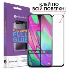 Скло захисне MakeFuture Samsung A40 (A405) Full Cover Full Glue (MGF-SA405) Скло захисне MakeFuture Samsung A40 (A405) Full Cover Full Glue (MGF-SA405)