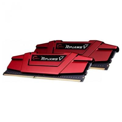 Модуль памяти для компьютера DDR4 16GB (2x8GB) 3000 MHz RipjawsV Red G.Skill (F4-3000C15D-16GVR)