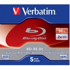 Диск BD Verbatim BD-RE DL 50Gb 2x Jewel Case 5шт (43760) Диск BD Verbatim BD-RE DL 50Gb 2x Jewel Case 5шт (43760)