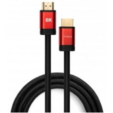 Кабель мультимедійний HDMI to HDMI 1.8m v2.1 8K Vinga (VCPHDMIMM211.8) Кабель мультимедійний HDMI to HDMI 1.8m v2.1 8K Vinga (VCPHDMIMM211.8)