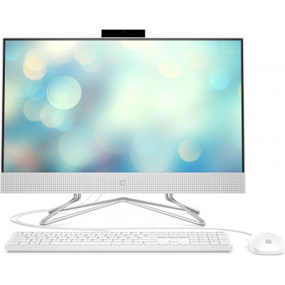 Персональний комп'ютер-моноблок HP All-in-One 23.8FHD IPS AG/Intel i3-10100T/8/256F/int/kbm/DOS/White