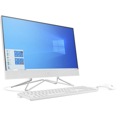 Персональний комп'ютер-моноблок HP All-in-One 23.8FHD IPS AG/Intel i3-10100T/8/256F/int/kbm/DOS/White