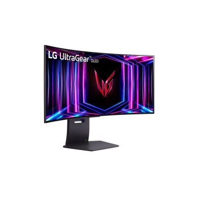 Монітор LG 34" 34GS95QE-B 2xHDMI, DP, USB, Audio, OLED, 3440x1440, 240Hz, 0.03ms, DCI-P3 98.5%, G-SYNC, FreeSync, AdaptiveSync, HAS, DisplayHDR True Black 400