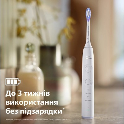Щітка зубна електр. Philips, Sonicare 7100 Series, 62т. колив/хв, насадок-1, футляр, білий