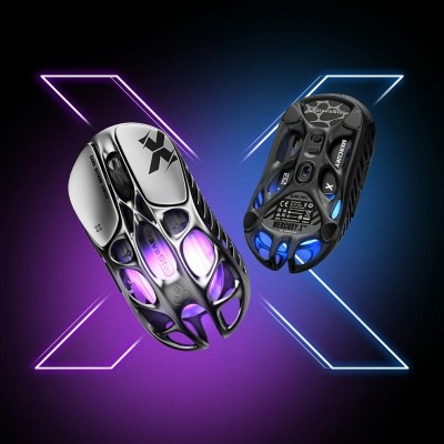 Миша GravaStar Mercury X, BT/WL/USB-A, RGB, чорний Миша GravaStar Mercury X, BT/WL/USB-A, RGB, чорний