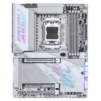 Материнська плата GIGABYTE X870E A PRO X3D ICE sAM5 X870 4xDDR5 M.2 Wi-Fi BT HDMI DP ITX