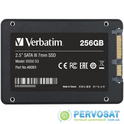 Накопитель SSD 2.5" 256GB Verbatim (49351)