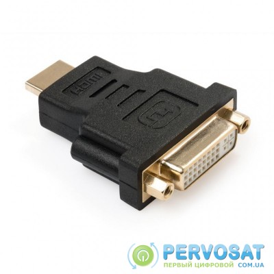 Переходник HDMI AM to DVI 24+5 F Vinga (VCPAHDMIM2DVIFBK)