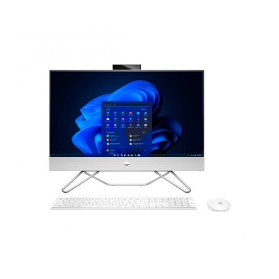 Комп'ютер персональний моноблок HP 240-G9 23.8&quot; FHD IPS AG, Intel i3-1215U, 8GB, F256GB, UMA, WiFi, кл+м, 3р, Win11P, білий