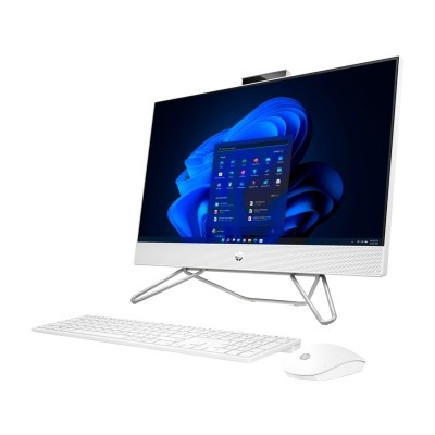 Комп'ютер персональний моноблок HP 240-G9 23.8&quot; FHD IPS AG, Intel i3-1215U, 8GB, F256GB, UMA, WiFi, кл+м, 3р, Win11P, білий