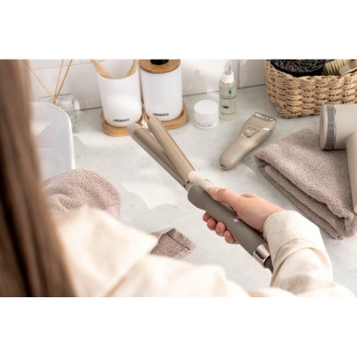 Плойка ARDESTO Pearl Cream HC-Y700PERL, 48Вт, >200С, дисплей, кераміка, бежевий