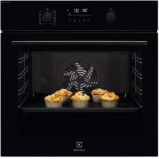 Духова шафа Electrolux електрична, 72л, A+, пара, дисплей, конвекція, телескопічні напрямні, чорний Духова шафа Electrolux електрична, 72л, A+, пара, дисплей, конвекція, телескопічні напрямні, чорний