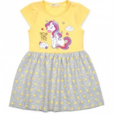 Плаття Breeze з єдинорогом (15133-110G-yellow) Плаття Breeze з єдинорогом (15133-110G-yellow)