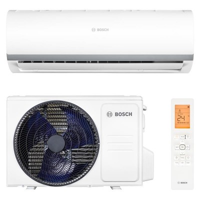 Кондиціонер Bosch Climate 2000 70м2 інвертор 24000BTU 7.0кВт A++/A+ -15°С R32 білий