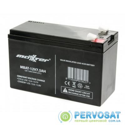 Батарея к ИБП Maxxter 12V 7.5AH (MBAT-12V7.5AH)