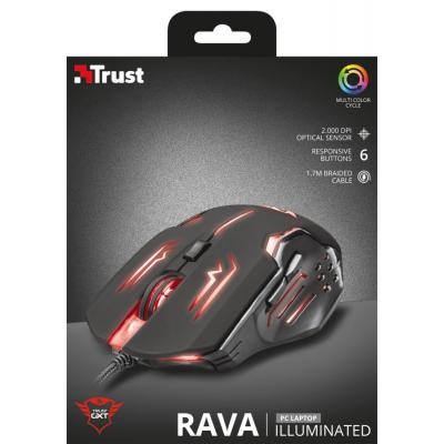 Мышка Trust GXT 108 Rava Illuminated Gaming mouse (22090)