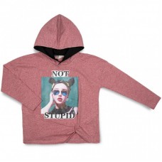 Кофта RG "NOT STUPID" (3111-122G-red) Кофта RG "NOT STUPID" (3111-122G-red)