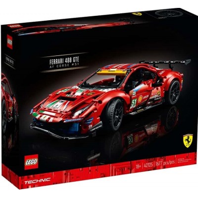 LEGO Конструктор Technic Ferrari 488 GTE “AF Corse #51” 42125