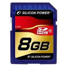 Карта пам'яті Silicon Power 8Gb SDHC class 10 (SP008GBSDH010V10) Карта пам'яті Silicon Power 8Gb SDHC class 10 (SP008GBSDH010V10)