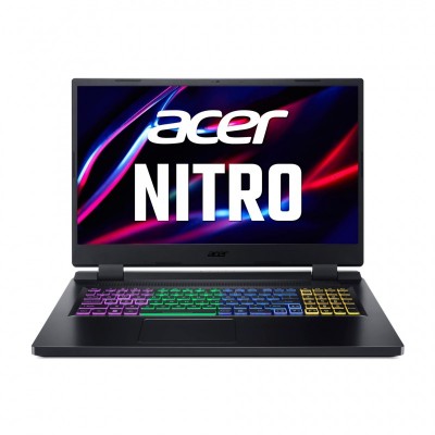 Ноутбук Acer Nitro 5 AN517-55 17.3&quot; FHD IPS, Intel i5-12450H, 16GB, F512GB, NVD4050-6, Lin, чорний