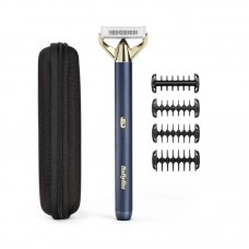 Тример Babyliss X- Blade Super-X Metal, для вусів та бороди, акум., насадок-4, кейс, підставка, сталь, синій