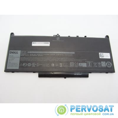 Аккумулятор для ноутбука Dell Latitude E7470 J60J5, 55Wh (7080mAh), 4cell, 7.6V, Li-ion (A47251)